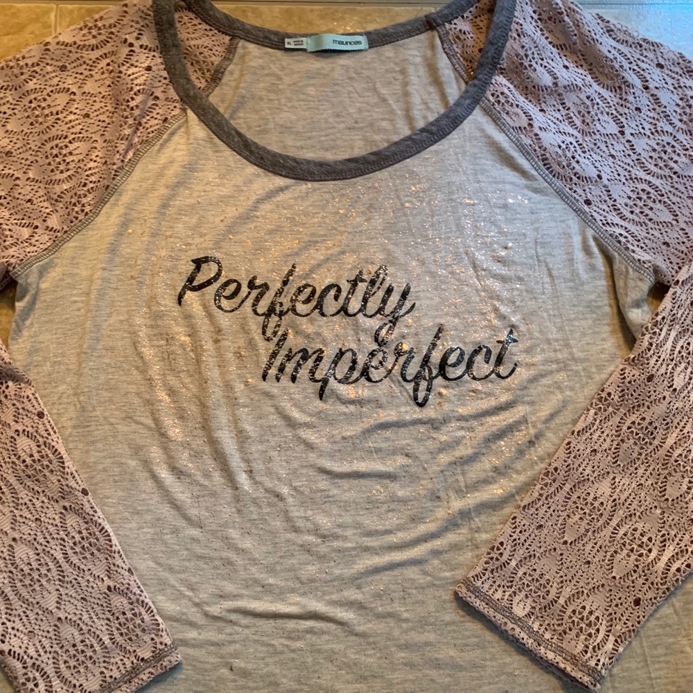 Maurices top. Perfectly imperfect xl